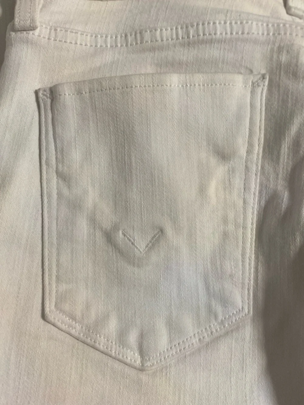 Hudson Jeans Nico White Denim Bottoms